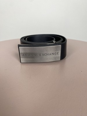 Armani Exchange sort bælte 90
