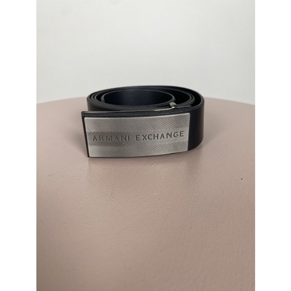 Armani Exchange sort bælte 90