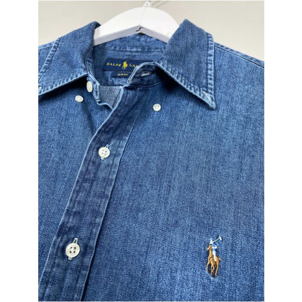 Ralph lauren denim skjorte str.L - Image 2