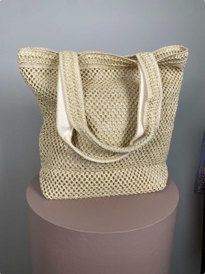 By Stær taske, beige