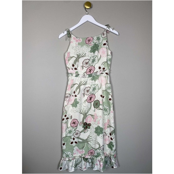 Malou Sander str. 34 <br/> blomstret kjole - Image 3