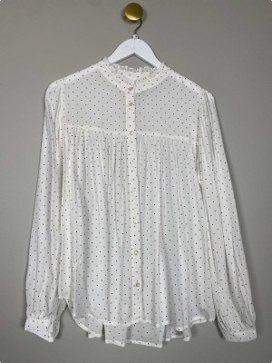 Lollys Laundry str. M <br/> prikket bluse