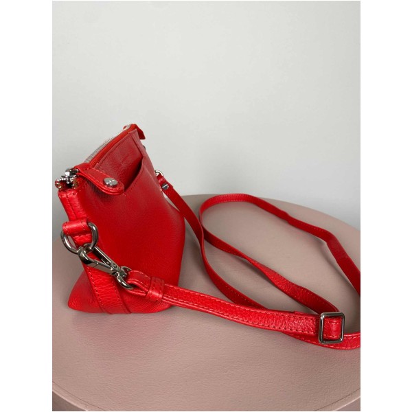 Belsac <br/> rød skuldertaske - Image 5