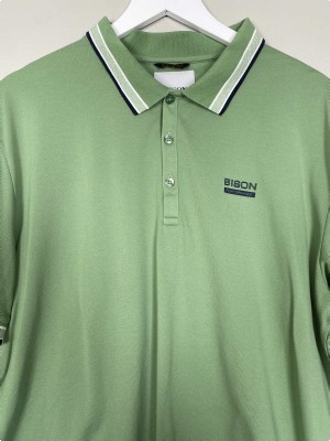 Bison str. XL <br/> grøn polo