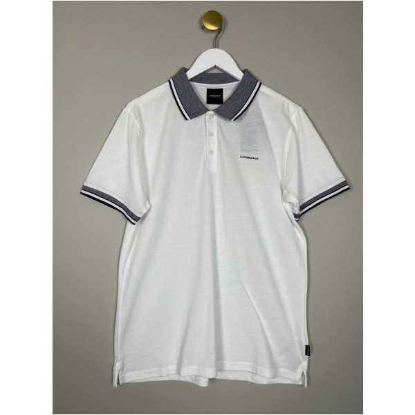 Lindbergh str. XL <br/> hvid polo