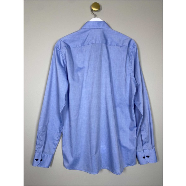 Eterna str. 42 <br/> blå skjorte, modern fit - Image 3