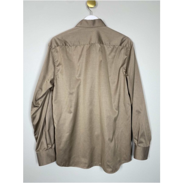 Eterna str. 42 <br/> brun skjorte, modern fit - Image 3