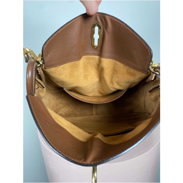 Mulberry Leighton leather handbag, brown - Image 4