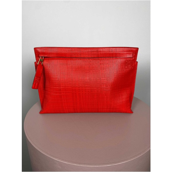 Loewe Repeat red clutch