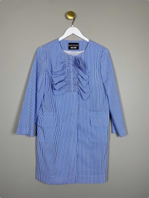 Boutique Moschino str. S <br/> blåstribet tunika