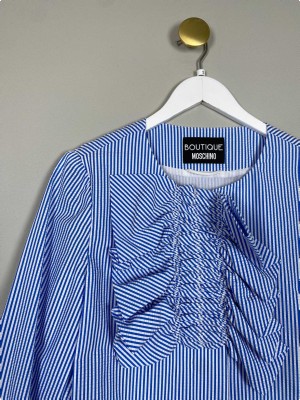 Boutique Moschino str. S <br/> blåstribet tunika