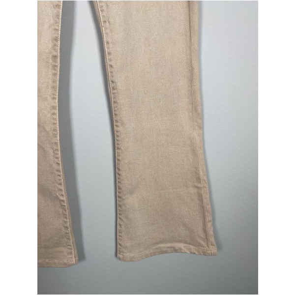 MNG str. 36 <br/> beige jeans med bootcut - Image 4