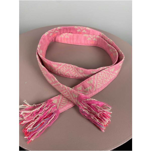 Noa Noa pink stofbælte - Image 4