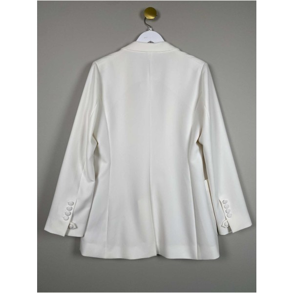 Julie Fagerholt str. 40 <br/> råhvid blazer - Image 3