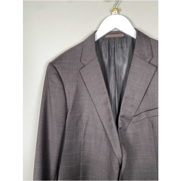Armani str. 56 <br/> grå ternet blazer - Billede 2