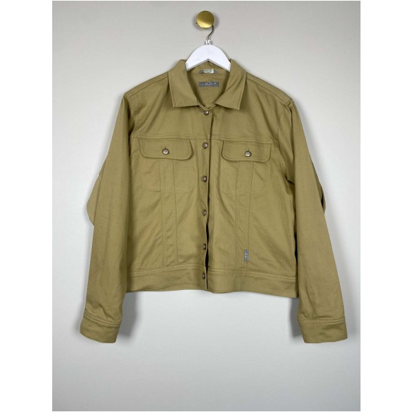 I.C.C. Jeanswear str. L <br/> brun denimjakke