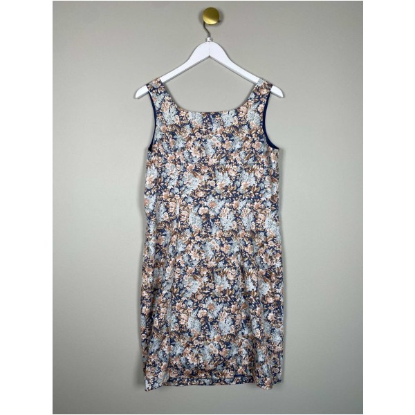 Laura Ashley str. L <br/> blomstret kjole - Image 3
