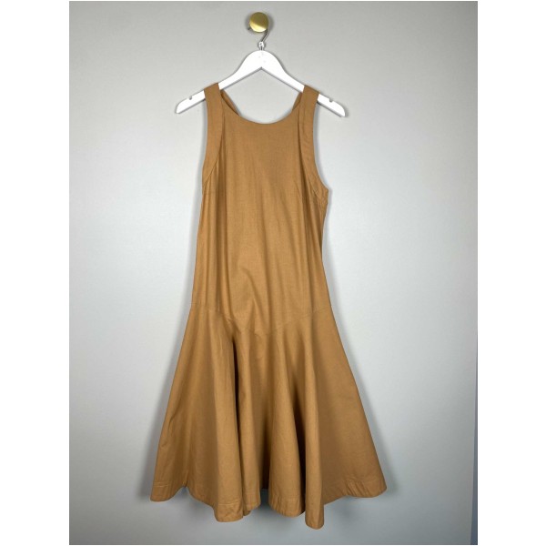 Pierre Cardin str. 40/42 <br/> brun kjole