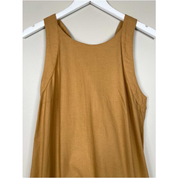 Pierre Cardin str. 40/42 <br/> brun kjole - Image 2