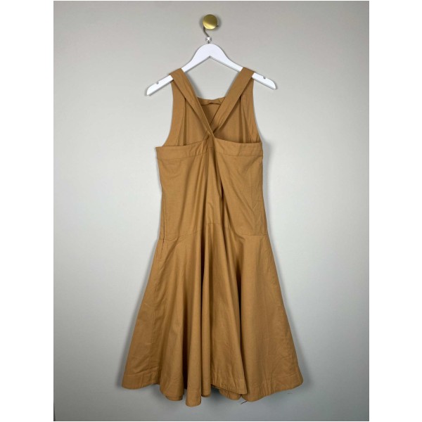 Pierre Cardin str. 40/42 <br/> brun kjole - Image 3
