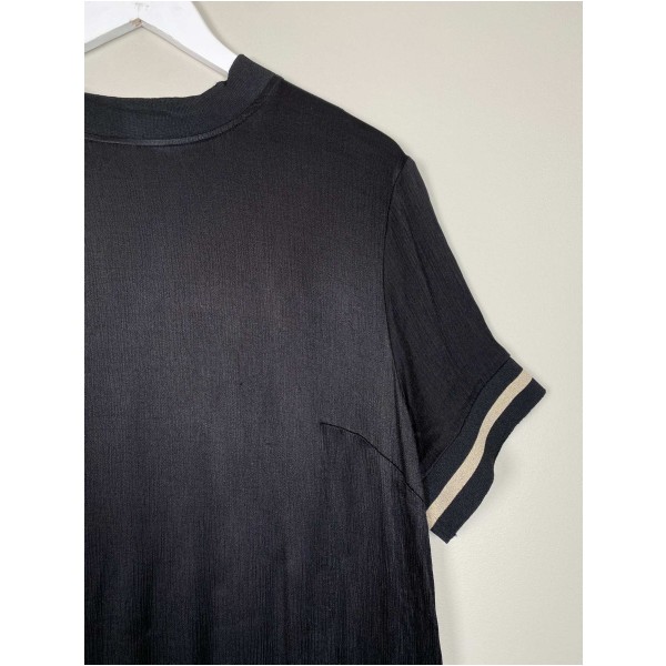Bruuns Bazaar str. 40 <br/> sort T-shirt - Billede 2