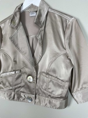 Sel by Peppercorn str. 40 <br/>kort beige blazer