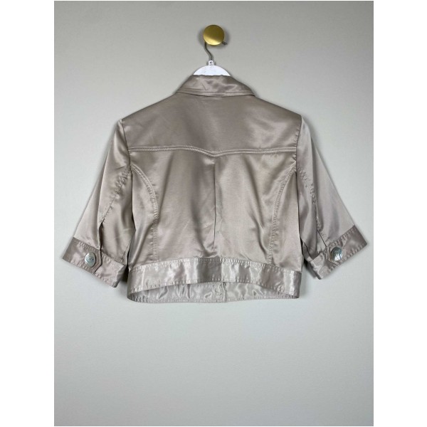 Sel by Peppercorn str. 40 <br/>kort beige blazer - Image 4