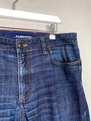 Alberto str. 34 <br/> blå jeans (W 34 L 36)