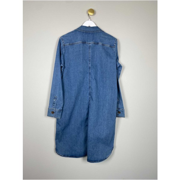 Mos Mosh str. L <br/> blå denimkjole - Image 3