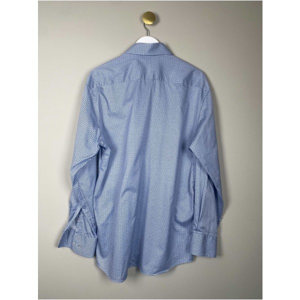 Eterna str. L <br/> blå skjorte, modern fit - Image 3
