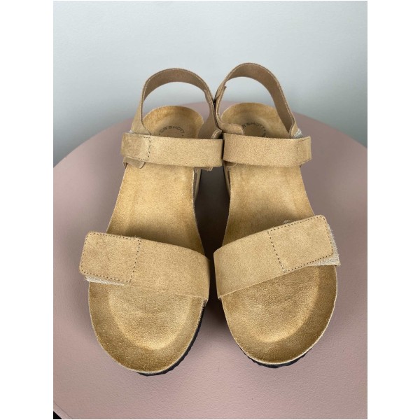 Cashott str. 37 <br/> sandal med brune remme - Image 5