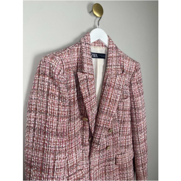 Zara str. M <br/> blazer i røde farver - Image 2