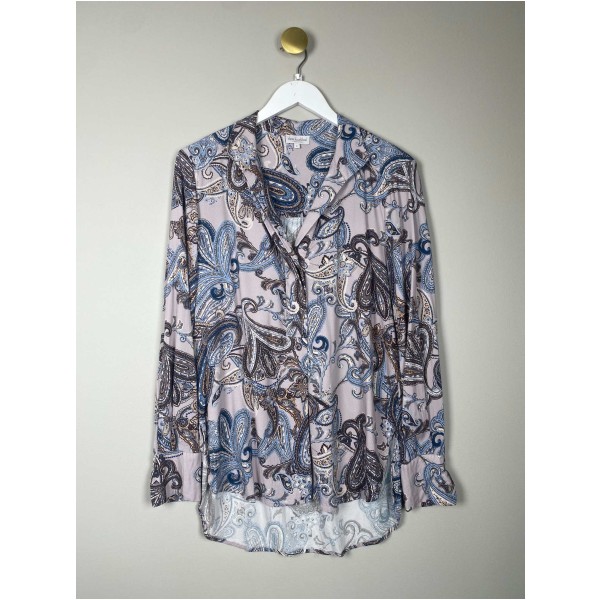 Dea Kudibal str. L <br/> lilla-mønstret bluse