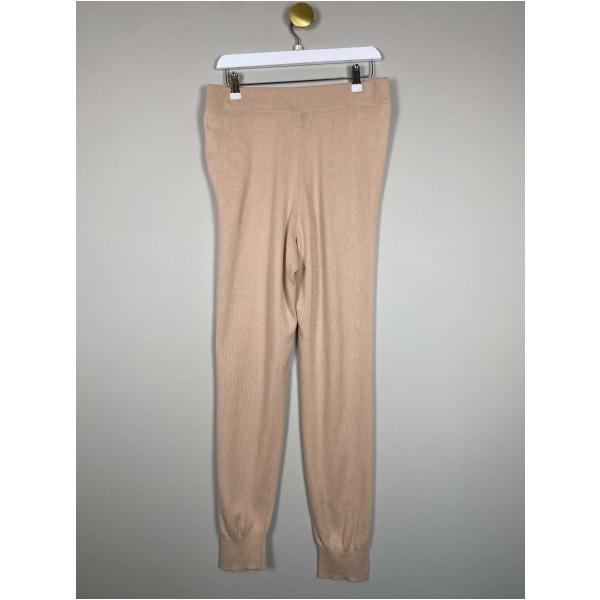 Sonia Rykiel str. L <br/> beige bukser med rhinsten - Image 3