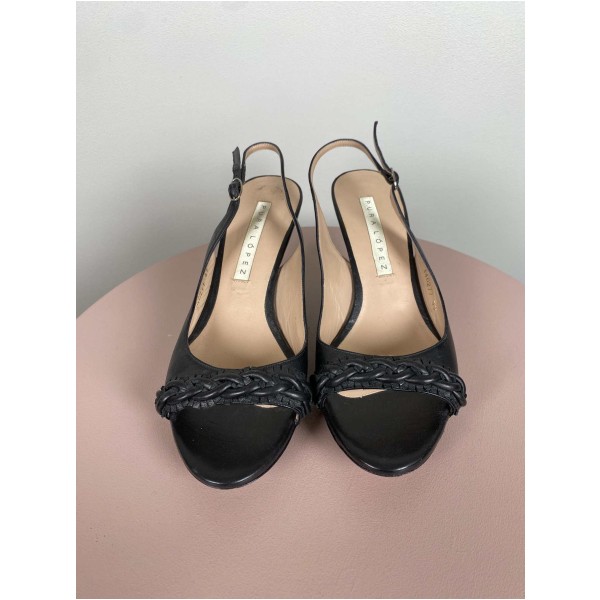 Pura Lopez str. 39 <br/> sort stilet - Image 2