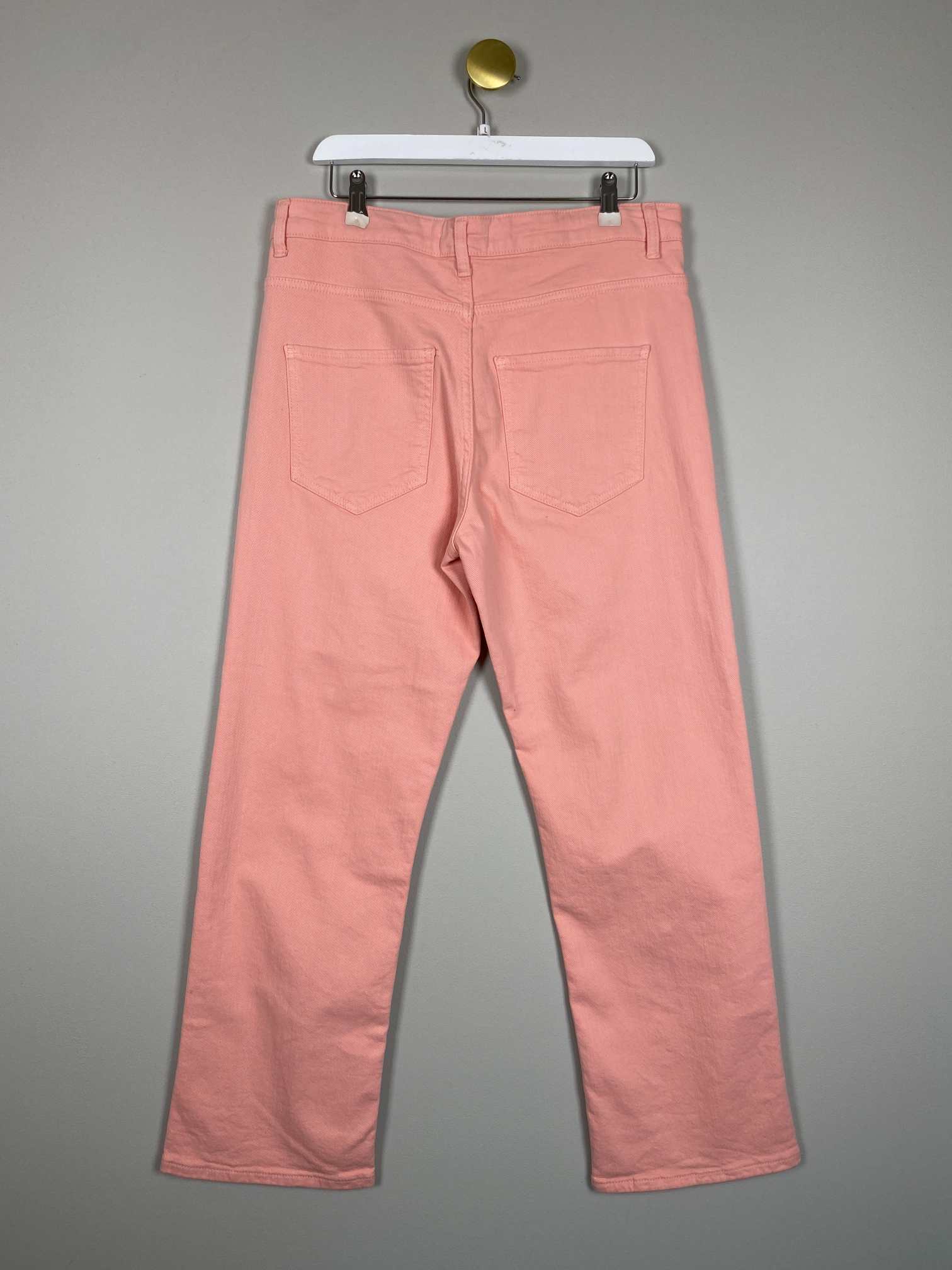 Basic Apparel str. L <br/> fersken jeans - Billede 3