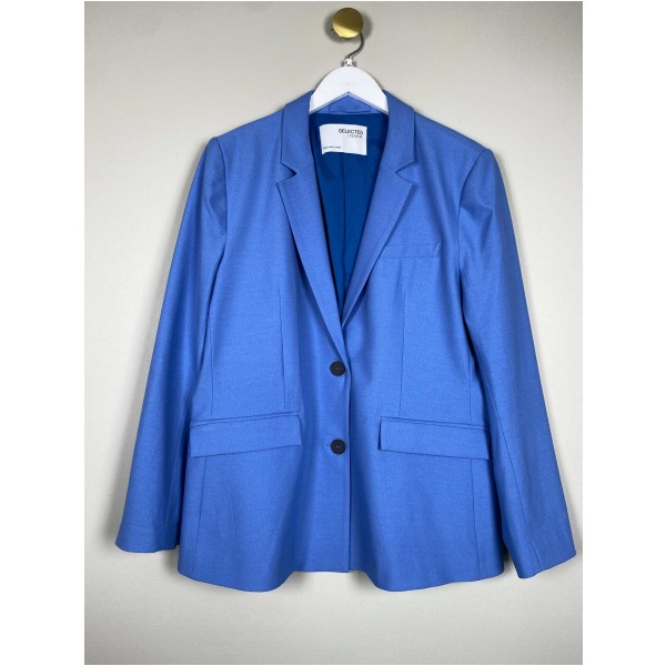 Selected Femme str. 40 <br/> blå blazer