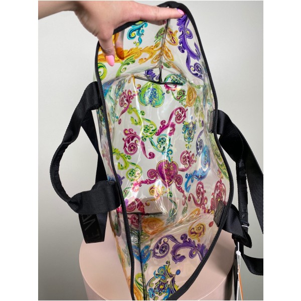 Versace Clear Pattern Plastic Bag - Image 5