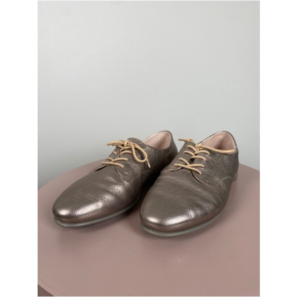 Ecco str. 39 <br/> guld sko - Image 3