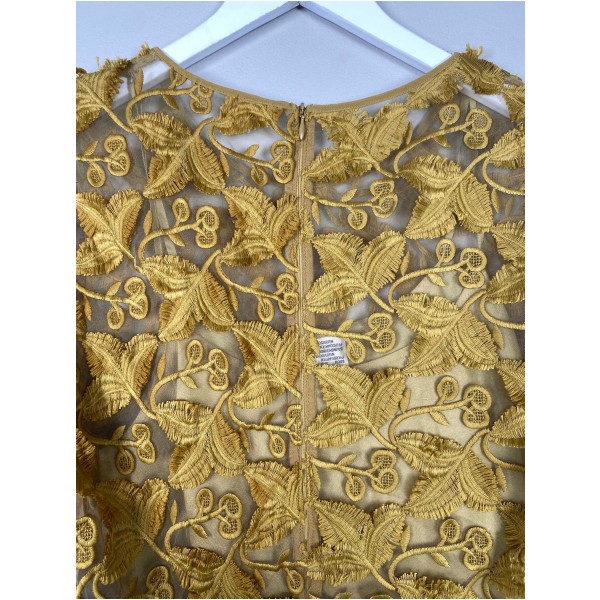 Baum und Pferdgarden str. 36 <br/> mesh bluse med broderi - Image 2