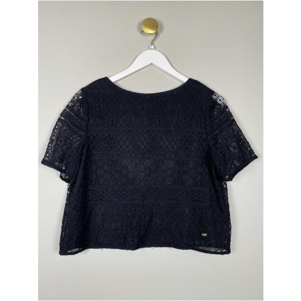 Tommy Hilfiger str. S <br/> sort blonde t-shirt
