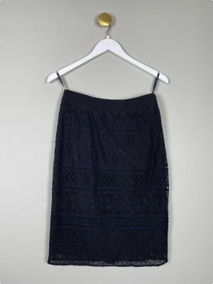 Tommy Hilfiger str. S <br/> sort blonde nederdel