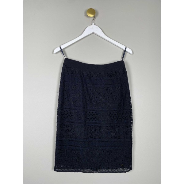Tommy Hilfiger str. S <br/> sort blonde nederdel
