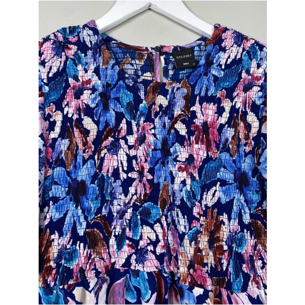ONLY str. M <br/> blomstret kjole - Image 2