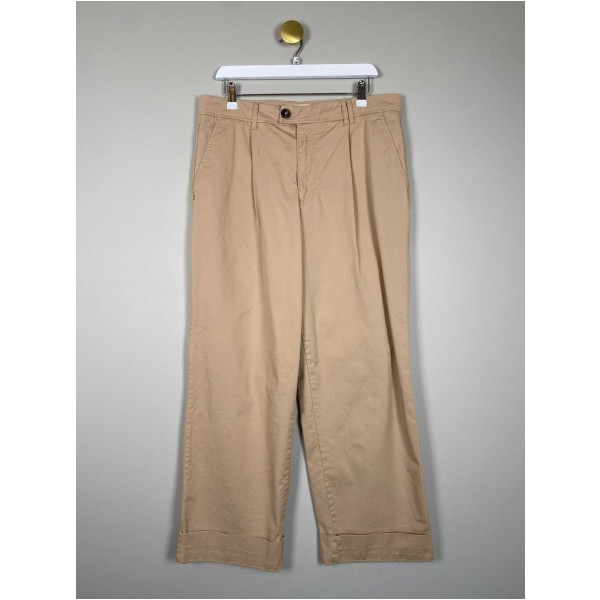 Mos Mosh str. 30 <br/> brune bukser med brede ben