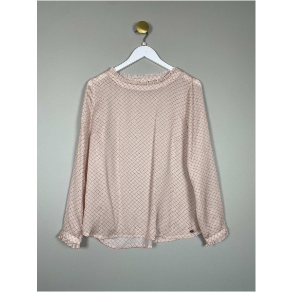 Plus Fine str. L <br/> rosa bluse