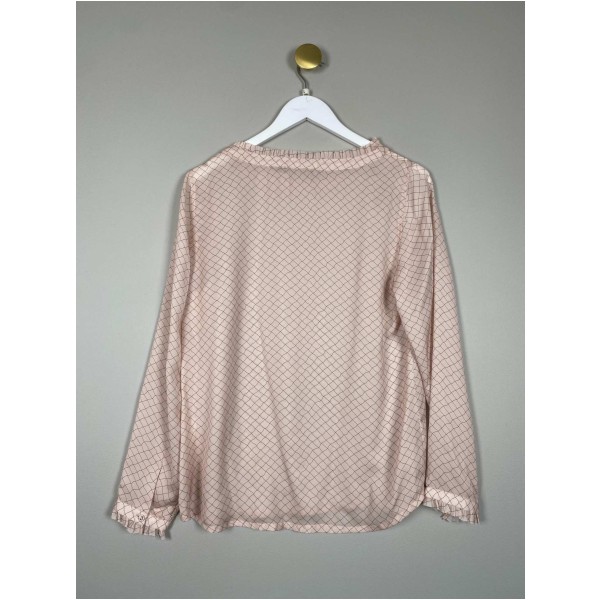 Plus Fine str. L <br/> rosa bluse - Billede 3