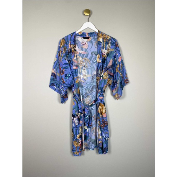 Bella Ballou str. ONE SIZE <br/> kimono med dyreprint