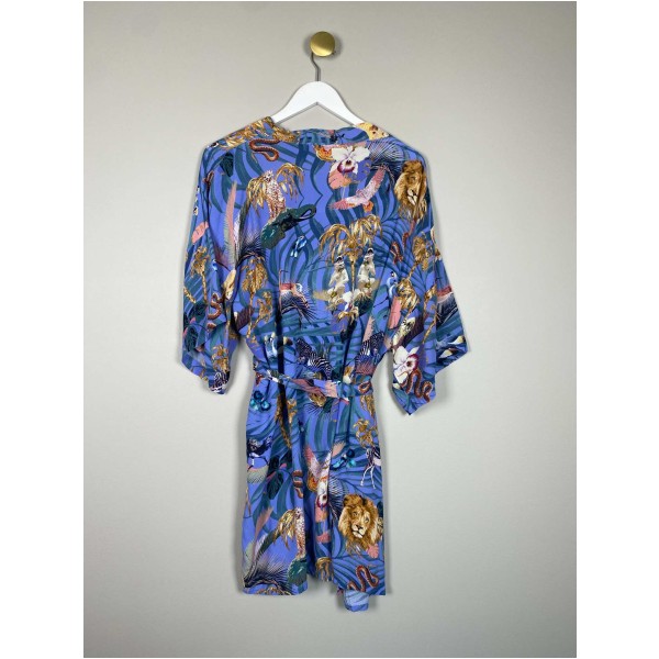 Bella Ballou str. ONE SIZE <br/> kimono med dyreprint - Billede 3