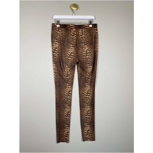 Sofie Schnoor str. L <br/> mesh leggings med tigerprint - Billede 3